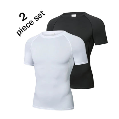 Men Compression Shirt - Quick Dry Sport T Shirt | Short Sleeve Fitness Tee