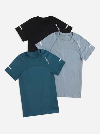 Seamless Fitness T-Shirt - Quick Drying Shirt | Breathable Workout Shirt For Women
