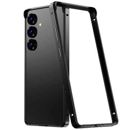 Hybrid Silicone Frame Aluminum Metal Phone Case for Samsung Galaxy S26 S25 Ultra S24 Plus Better Heat Bumper