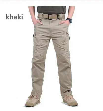IX9 City Military Tactical Pants Men SWAT Combat Army Pants Casual Men Hiking Pants Outdoor Camping Cargo Waterproof Pants