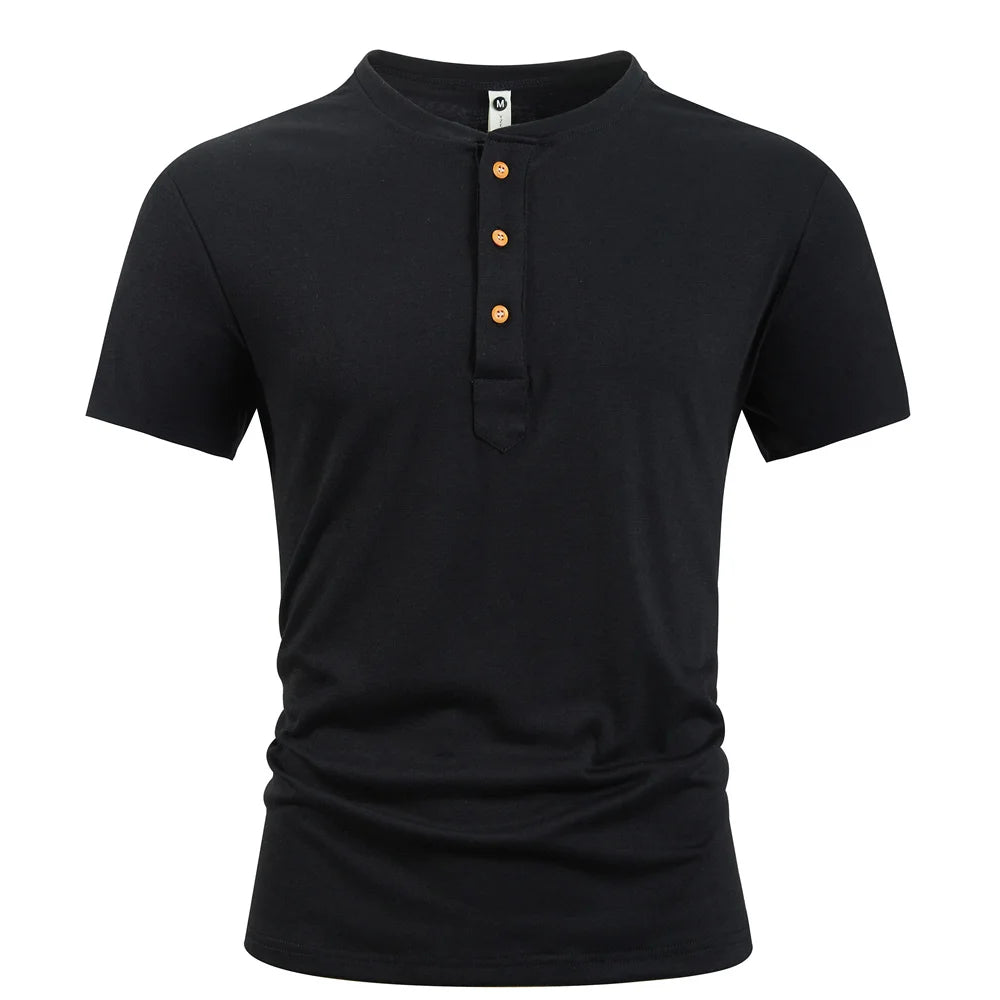 King Billion Men's T-shirt Slub Cotton High Quality Slim Fit Solid Summer Short Sleeve T-shirts Male Tops Tees Beach Tshirt