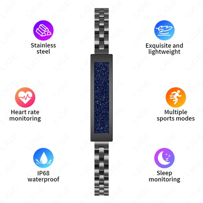 2026 New Smart Watch Pedometer Health Smart Bracelet Women Men Sports Fitness Waterproof Heart Rate Sleep Monitoring Wristbands