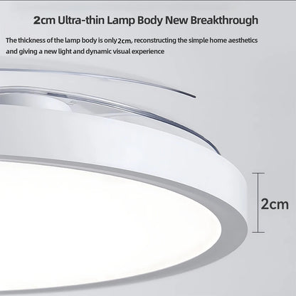 Silent Ceiling Fan Light for Bedroom Decorative Lighting Lamp Air Invisible Blade Retractable Smart Ceiling Fan with Light