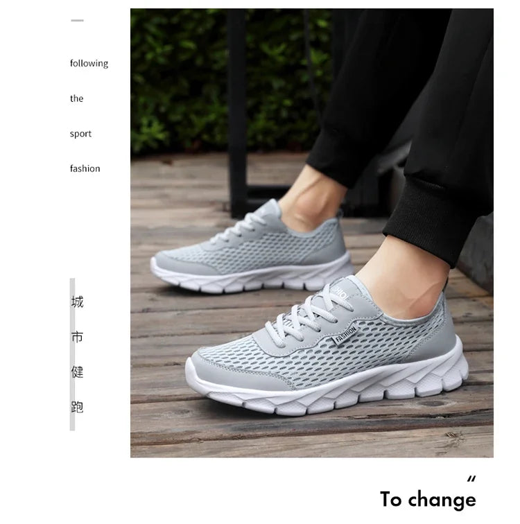 YRZL Tennis Shoes for Men Lightweight Sneakers High Quality Breathable Outdoor Athletic Jogging Sport Running Walking Man Shoes