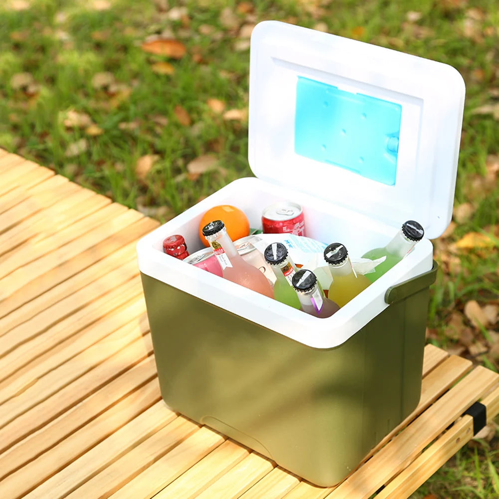13/6L Cooler Box Portable Camping Refrigerator Incubator Large Capacity Car Ice Bucket Heat Preservation Camping BBQ Equipment