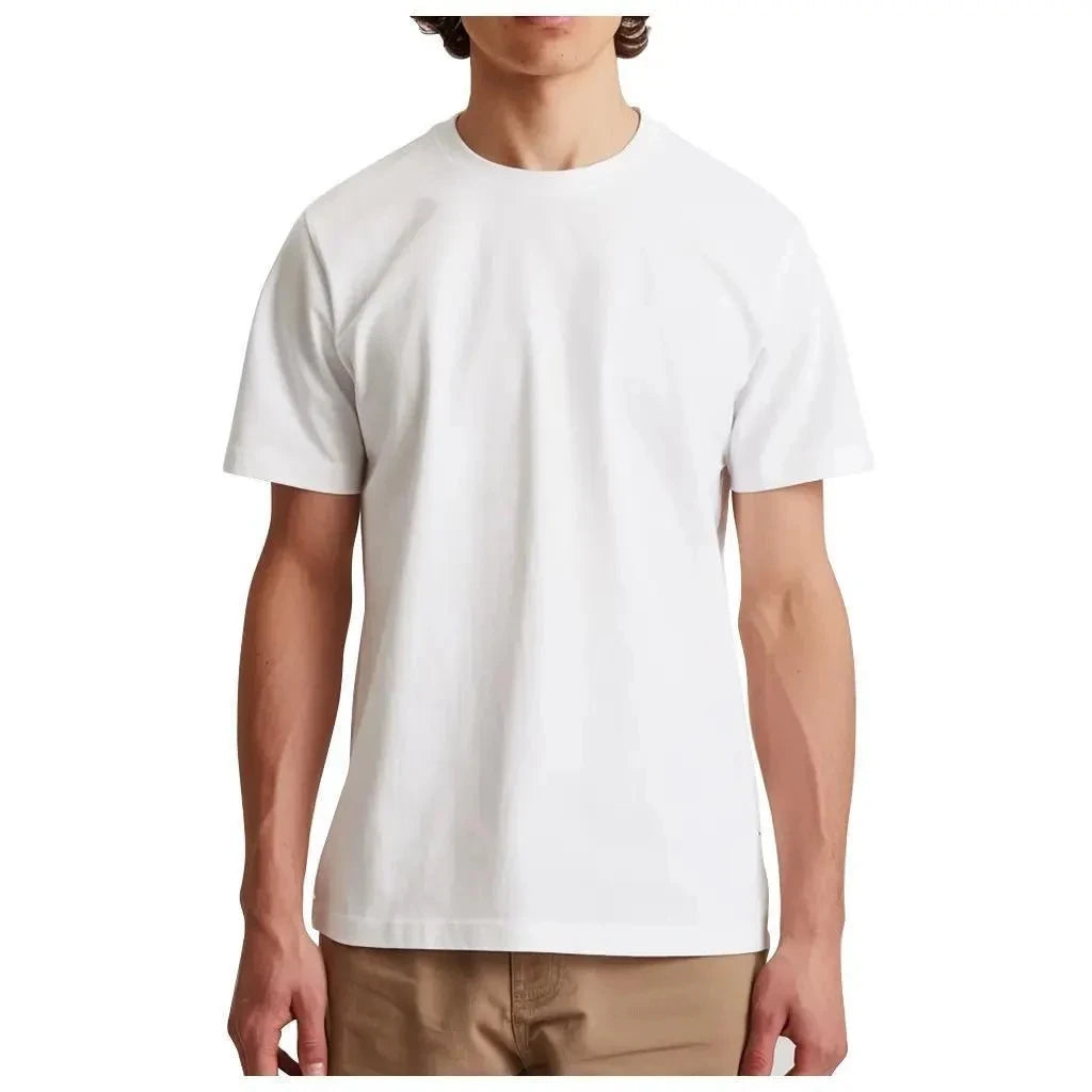 Organic Cotton T Shirt - Men's Solid Color Casual Crew Neck Tee Breathable