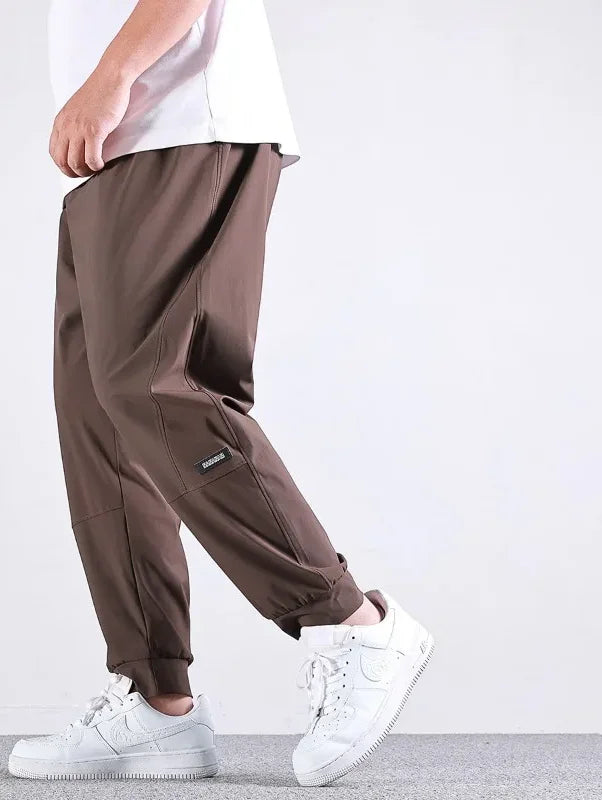 10XL Casual Pants Mens Straight Loose Trousers Men Clothing Elastic Waist Quick Dry Pants Summer Fashion Oversized Joggers Pants