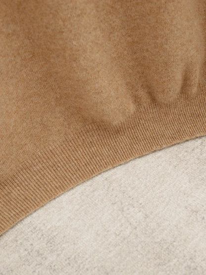 Men Classical T-shirt 100% Merino Wool Sweater O-neck Short Sleeve Pullover Smart Casual Basic Clothing Cashmere Knitwear Tops