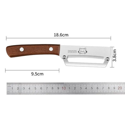 Wooden Handle Paring Knife - High-Quality Kitchen Fruit Scraper Tool