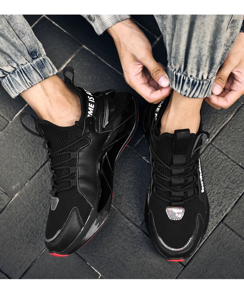 Men Casual Sneakers - Breathable Mesh Shoes With Durable TPU Outsole & Lightweight Design