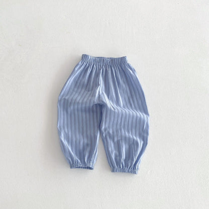 Casual Loose Trousers Full Print Pants Outer Wear New Design Pants Boys And Girls Lovely Versatile Trousers  Summer Clothes