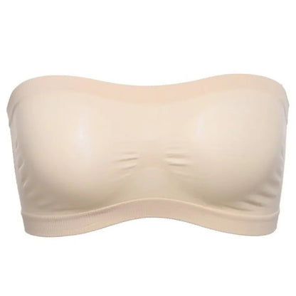 Strapless Tube Bra - Breathable Mesh Wireless Bra for Women | Summer Crop Top Bralette