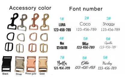 Velvet Collar Free Engrave Dog Collar Leash For Medium Big Pet Necklace Dog Accessories Dog Collars