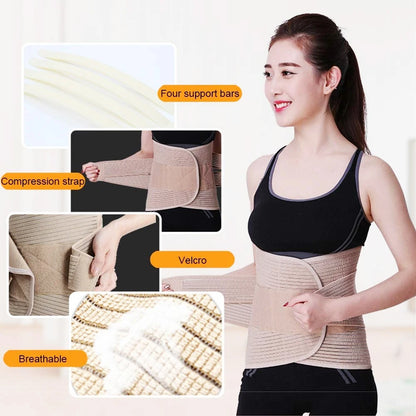 Orthopedic Posture Corrector Brace Elastic Adjustable Lower Back Support Waist Trimmer Belt Lumbar Support Belt for Men Women