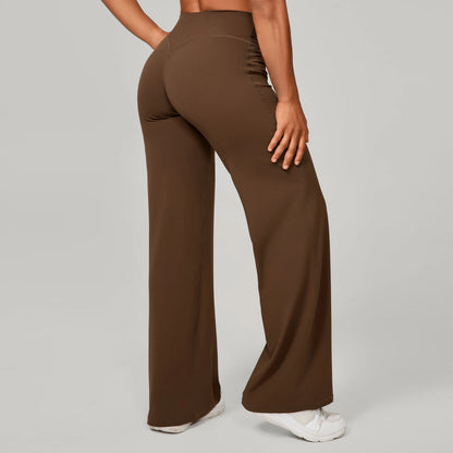 Women Yoga Pants – Soft Stretchy Fabric Full Length Leggings With Elastic Waist