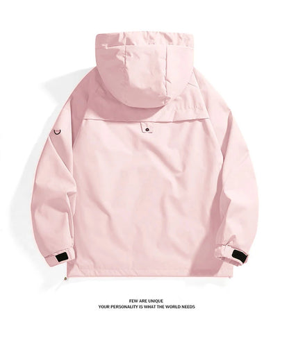CHRLCK Unisex Outdoor Waterproof Jacket Windbreaker Coat Autumn Breathable Fishing Camping Windproof Jackets Men Women Clothing