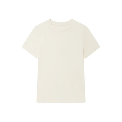Women's Round-Neck T-Shirt – Slim-Fit Silky Base Top