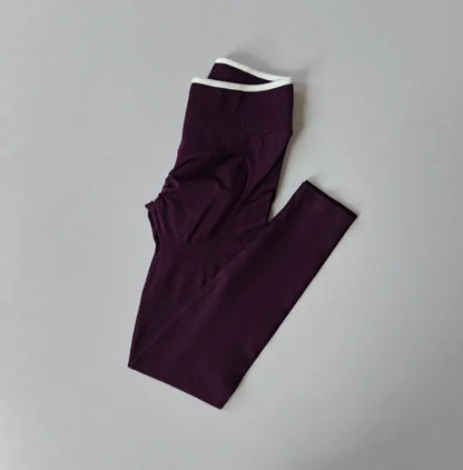 Seamless High Waist Yoga Pants Women Tummy Control Leggings Stretchy Soft Workout Running Leggings Comfortable Gym Sports Tights