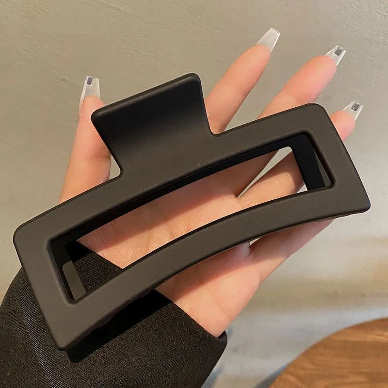 5 Inche Extra Large Claw Clips for Thick Hair and Long Hair, 4 Pack Xl Jumbo Claw clips, Oversized Matte Non-slip Rectangle Hai