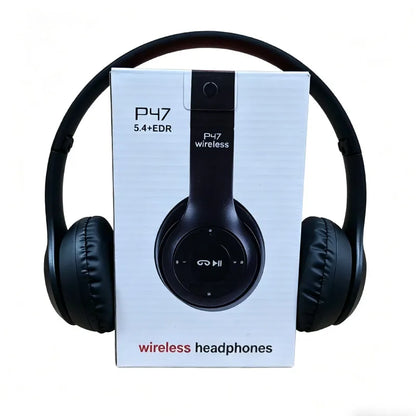 Stereo P47 Headset 5.0 Bluetooth Headset Folding Series Wireless Sports Game Headset  Foldable Wireless Bluetooth Headphone