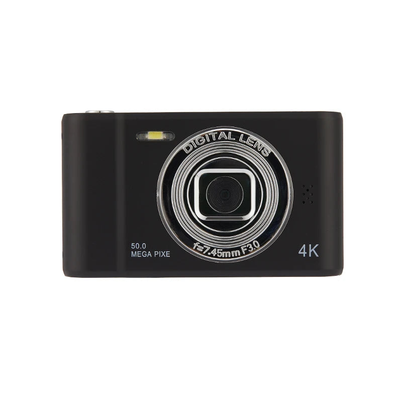 4K Digital Camera – Travel Selfie Camera with 50 Megapixels, HD Photography & 2.4 Inch Screen