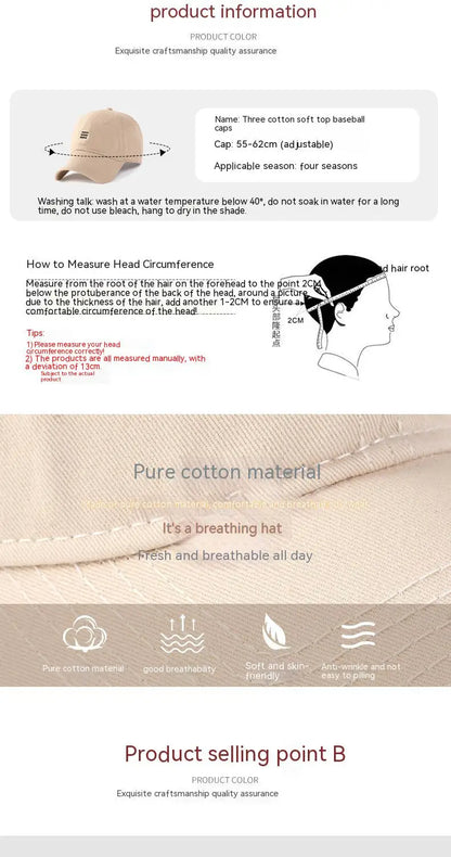 Oversize Big Head Man Plus Size Baseball Cap Spring Summer Thin Fabric Mesh Sun Hat Male Snapback M 55-59cm L 60-64cm