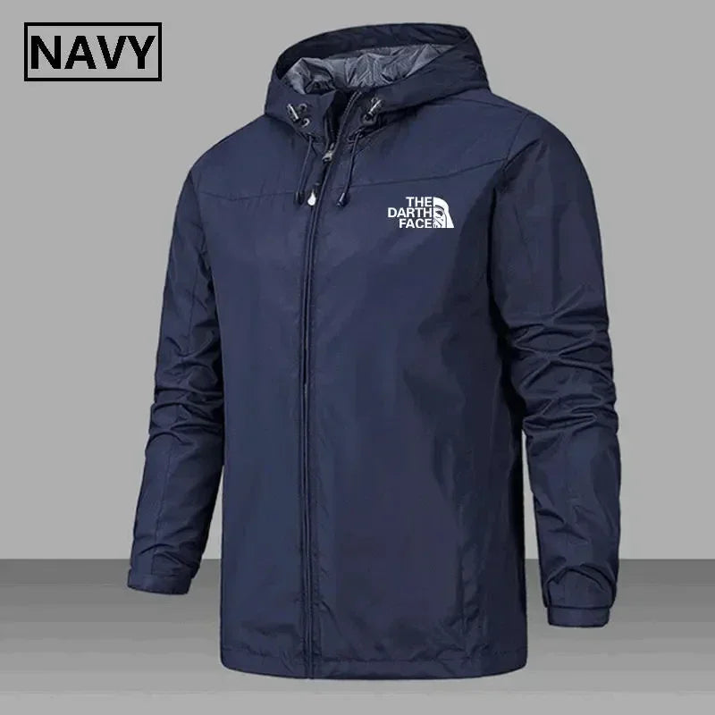 2025 Men's Hooded Coat and Sun Protection Jacket Trench Coat, Casual Trench Coat, US Army Chaqueta Hombre Pilot Jacket