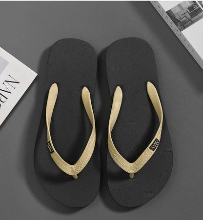 Men's Minimalist Flip Flops  Summer Fashion Outdoor Anti Slip Wear-resistant Sports Sandals with Soft Beach Casual Shoes