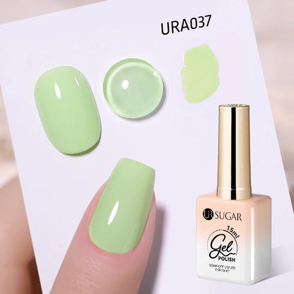 Jelly Gel Polish - Eco Friendly Semi Permanent UV LED Nail Polish for Salon Use