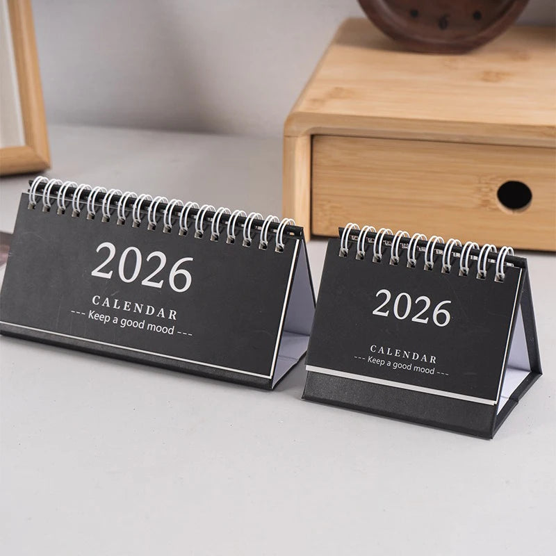 2026 Mini Desk Calendar Desktop Notepad Ornament Cute Simple Calendar,Christmas New Year Gift, Daily Planner Table Calendar