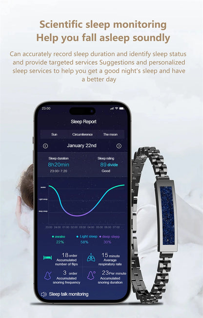 2026 New Smart Watch Pedometer Health Smart Bracelet Women Men Sports Fitness Waterproof Heart Rate Sleep Monitoring Wristbands