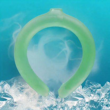 Summer Neck Cooling Ring Lasting Neck Wearable Gel Ice Pack Reusable Ice Cushion Portable Outdoor Sports Cooling Accessories