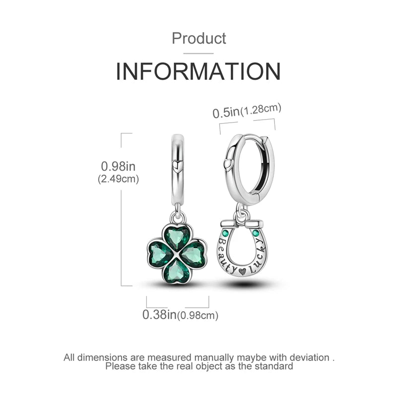 Sterling Silver Hoop Earrings – Zirconium Star Drop Style For Women’s Anniversary Jewelry Gift