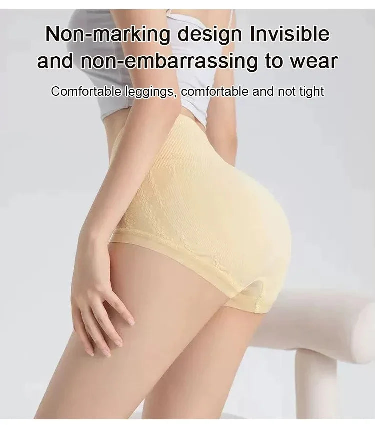 3PCS/set Universal Underwear Woman High Waist Women's Panties Comfort Cotton Brief Breathable Panty Underpants for Ladies