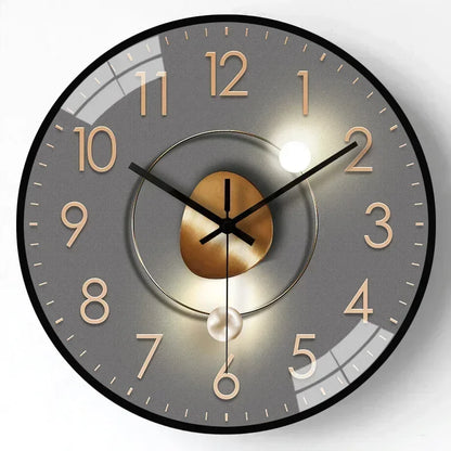 Silent Battery Operated Wall Clock - Non-Ticking Decor for Home  Office