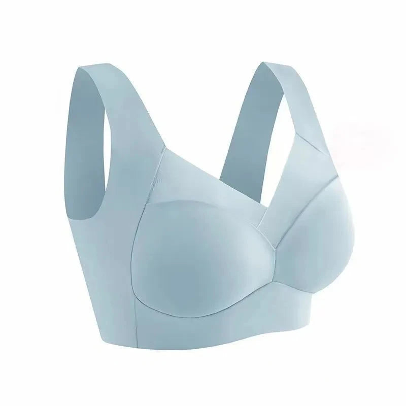 1pcs Women Bras Plus Size Seamless Bra Bralette Backless Ladys Mesh Brassiere Vests Female's Sport Anti-sagging Underwears L-6XL