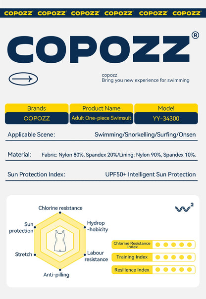 COPOZZ Woman One-Piece Swimsuit Solid Beach Sleeveless Hollow Out U Collar Summer Female Suits Surfing Sport Adult New Swimsuit
