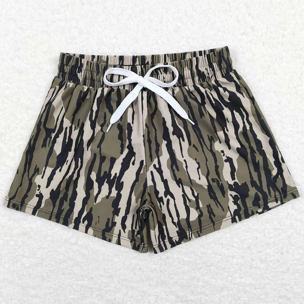 Hot Sale Baby Boys Swim Clothes Camo Ducks Trunks Swimsuits Swimwear Boutique Kids Boys Swim Trunks Fashion Kids Boys Swimsuit