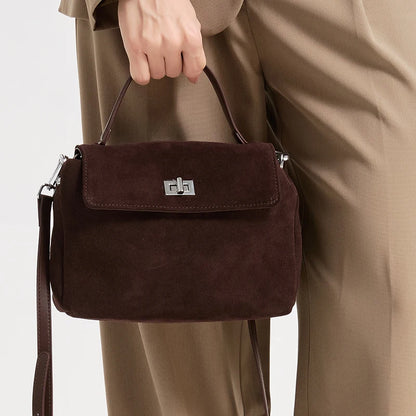 Genuine Leather Crossbody - Women's Soft Leather Messenger Bag With Zipper Closure