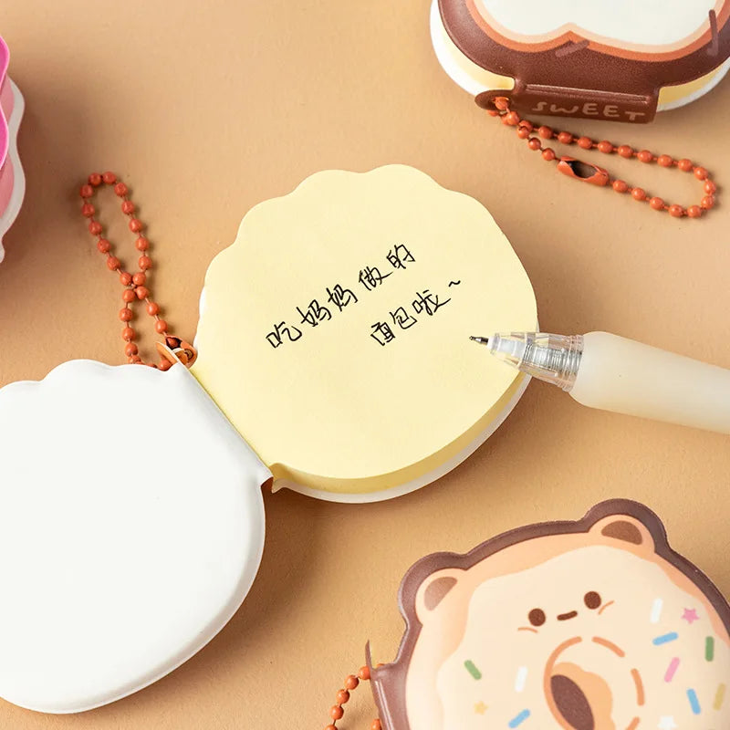 Cartoon Sticky Notes - Soft Silicone Memo Pad Planner Sticker