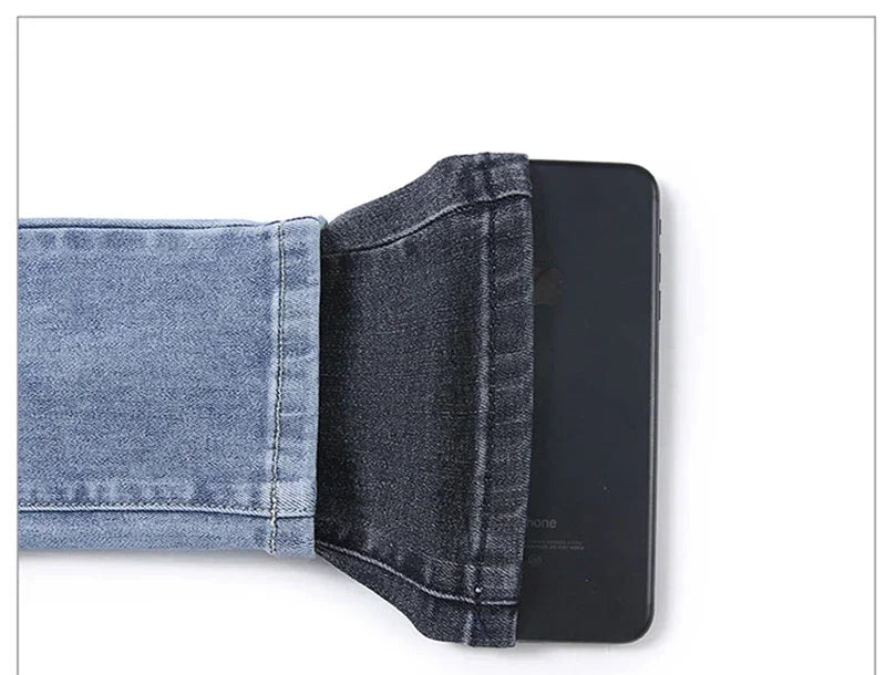New Elastic Waist Skinny Jeans Women Spring Slim Stretch Denim Pants Vintage Pencil Vaqueros Mom Pantalones De Mujer PTKPCC