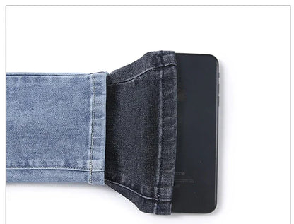 New Elastic Waist Skinny Jeans Women Spring Slim Stretch Denim Pants Vintage Pencil Vaqueros Mom Pantalones De Mujer PTKPCC