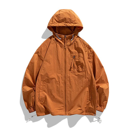 Summer New Hong Kong Style Couple Style Japanese and Korean Versatile Sunscreen Clothing Fashion Trend Versatile Outdoor Couple