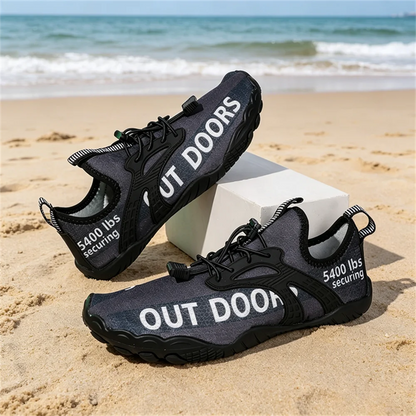 Men Water Shoes Swimming Barefoot Quick Dry Lightweight Aqua Sneakers Outdoor Sports Five Fingers Upstream Wading Shoes Summer Breathable Surfing Sandals Beach Trekking New Big Size