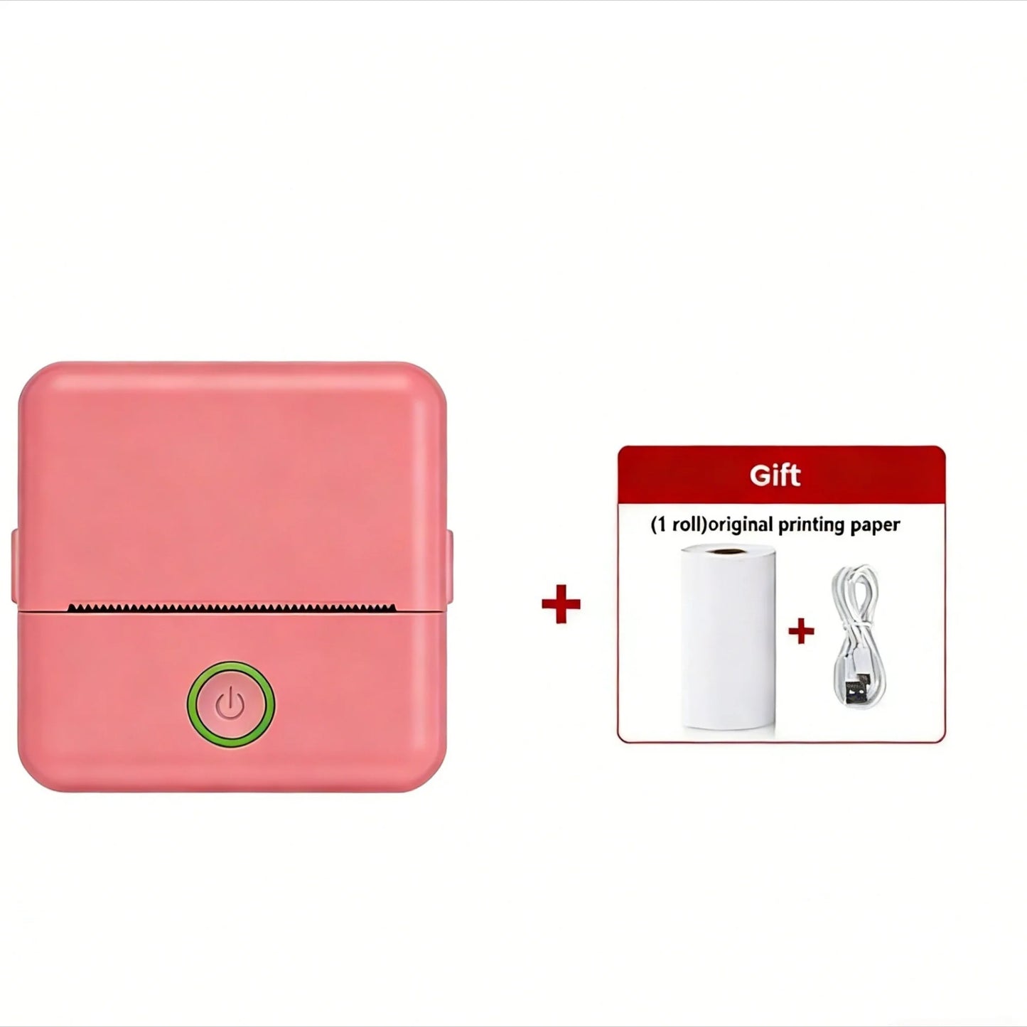 Mini Wireless Bluetooth Label Printer 57mm Thermal Sticker School Home Text Photo Wrong Question Printing Sticker Consumables