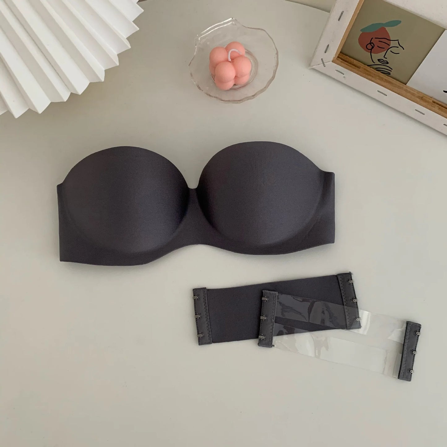 Women Sexy Strapless Bra Push Up Padded Bras Female Underwear Seamless Invisible Bralette Without Straps Ladies Lingerie Bras