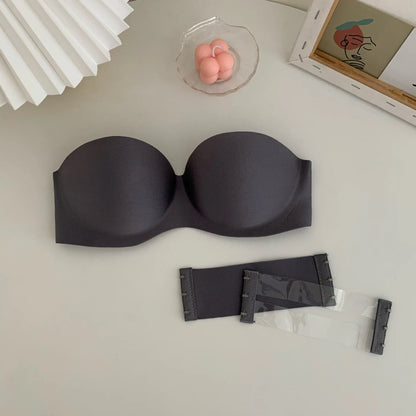 Women Sexy Strapless Bra Push Up Padded Bras Female Underwear Seamless Invisible Bralette Without Straps Ladies Lingerie Bras