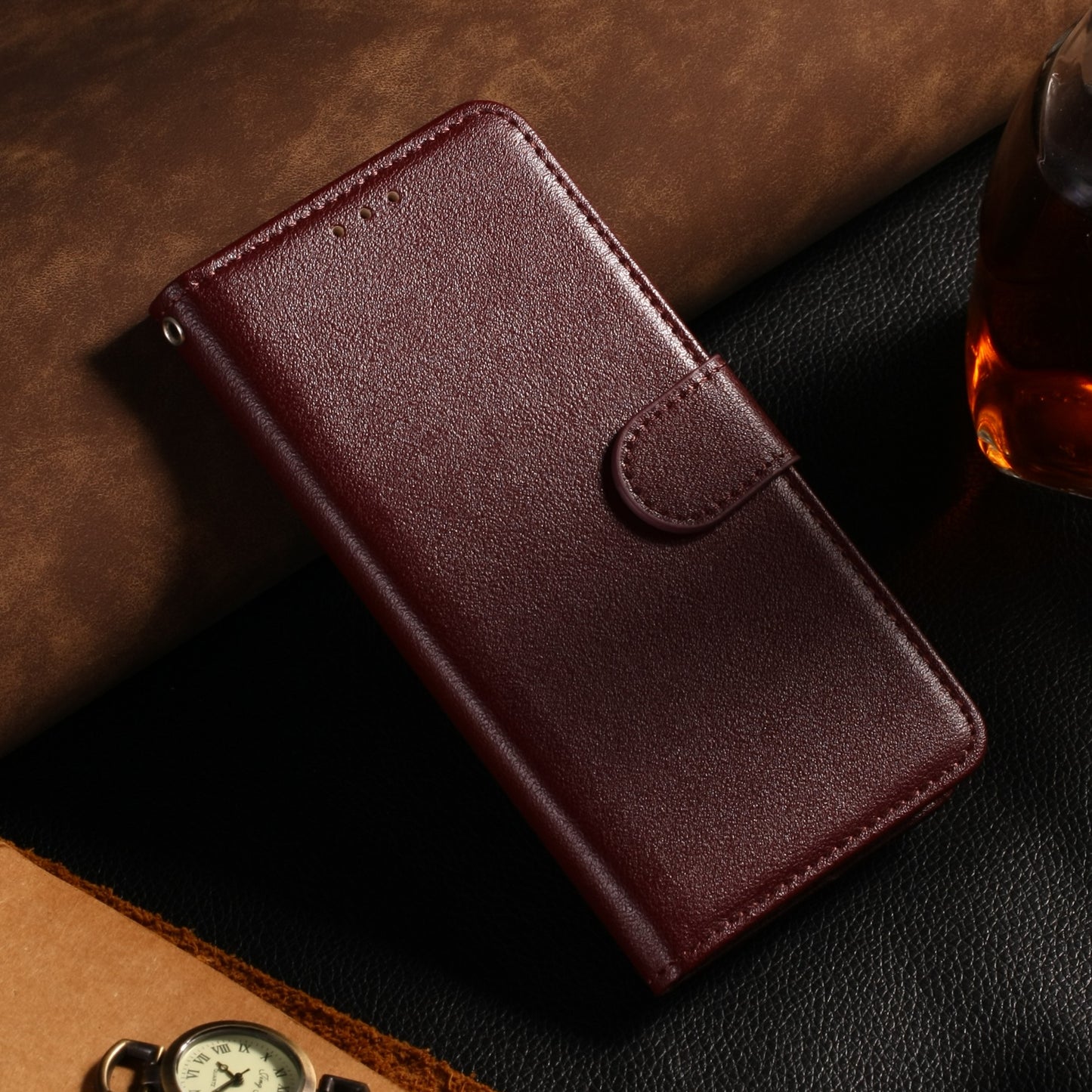 Leather Flip Wallet Case for Samsung Galaxy A Series A10 A12 A13 A14 A20E A21S A22 A24 A25 A33 A34 A51 A53 A54 - ZOOMNSTORE