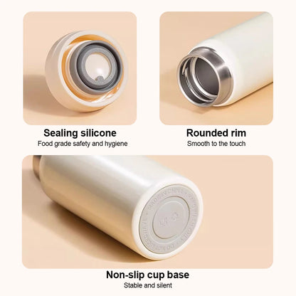 280ml stainless steel insulated cup, portable vacuum water bottle, suitable for outdoor travel, school, office, exquisite gifts