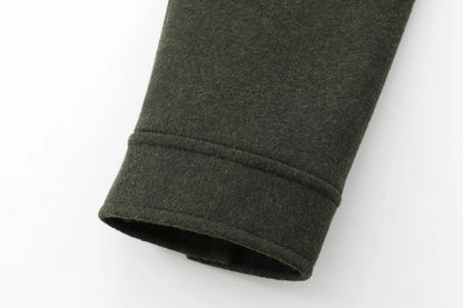 Women's Zipper Jacket - Casual Long Sleeve Coat With Pocket | Lightweight Winter Outerwear